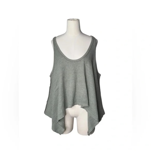 FREE PEOPLE Sing La La Tank By - Moss Size Small - Picture 5 of 7